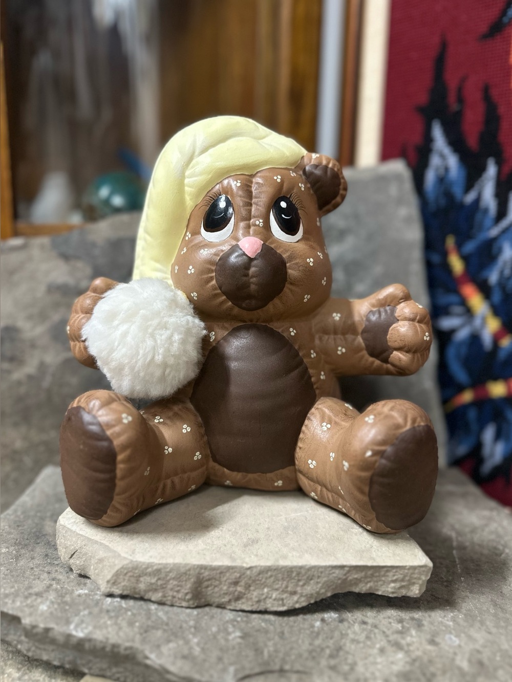 Handmade Ceramic Teddy Bear 🧸 ‘Piggy’ Bank